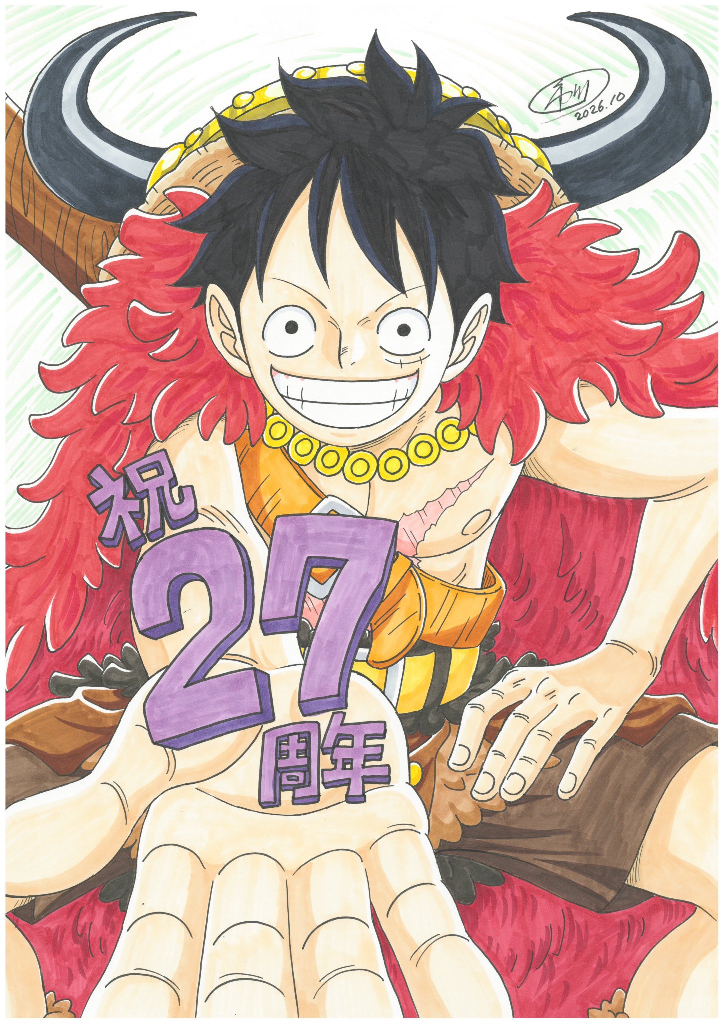 《海贼王》动画首播 27 周年纪念帖